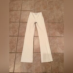 Lululemon Athletica Cream Flare Pants